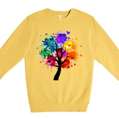 Colorful Tree Of Life Premium Crewneck Sweatshirt