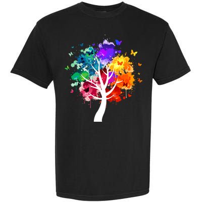 Colorful tree of life Garment-Dyed Heavyweight T-Shirt