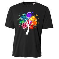 Colorful Tree Of Life Cooling Performance Crew T-Shirt