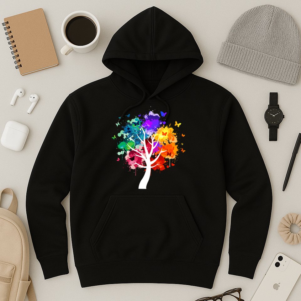 Colorful tree of life Hoodie