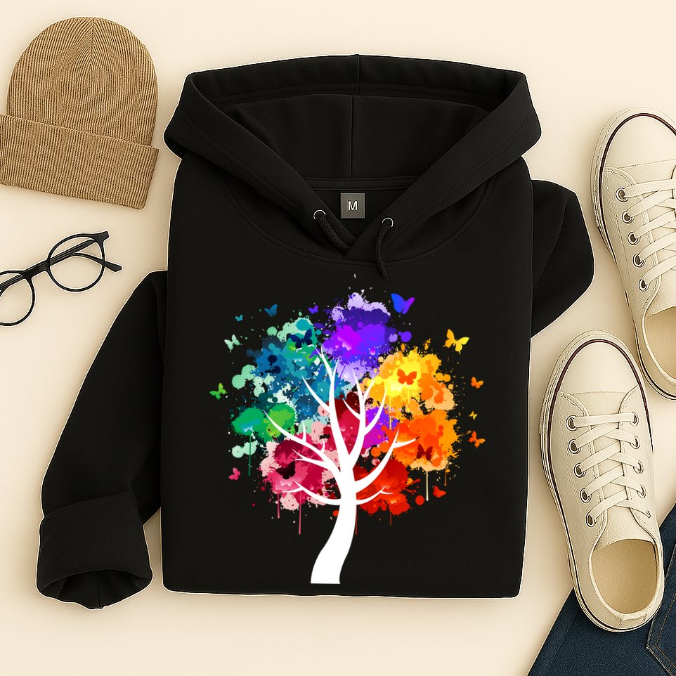 Colorful tree of life Hoodie