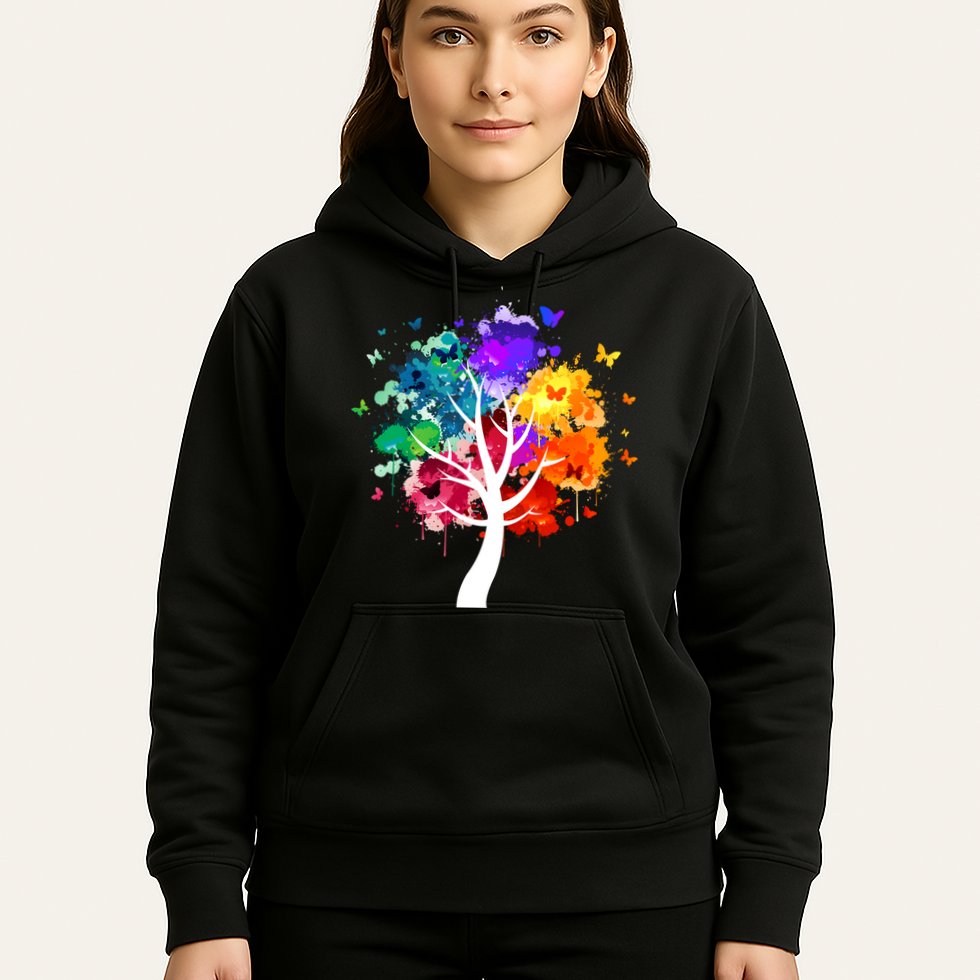 Colorful tree of life Hoodie