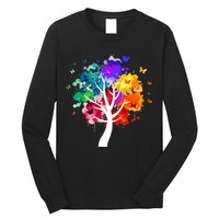 Colorful Tree Of Life Long Sleeve Shirt