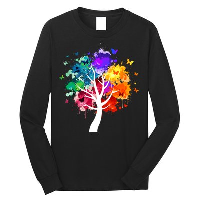 Colorful Tree Of Life Long Sleeve Shirt