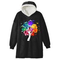 Colorful Tree Of Life Hooded Wearable Blanket