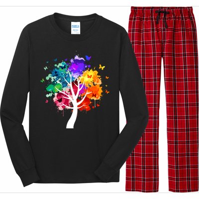 Colorful Tree Of Life Long Sleeve Pajama Set