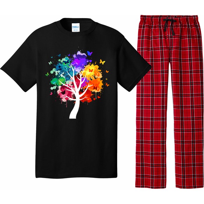 Colorful Tree Of Life Pajama Set