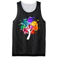 Colorful Tree Of Life Mesh Reversible Basketball Jersey Tank