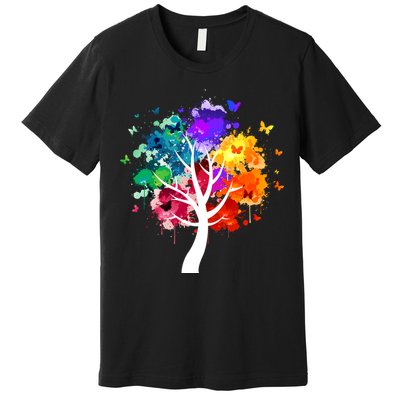 Colorful Tree Of Life Premium T-Shirt