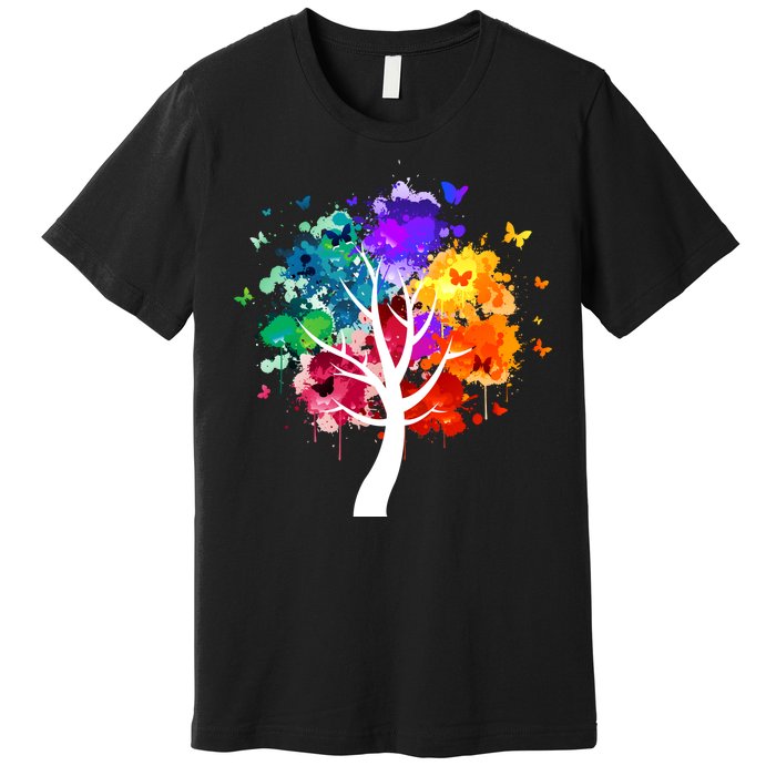 Colorful Tree Of Life Premium T-Shirt