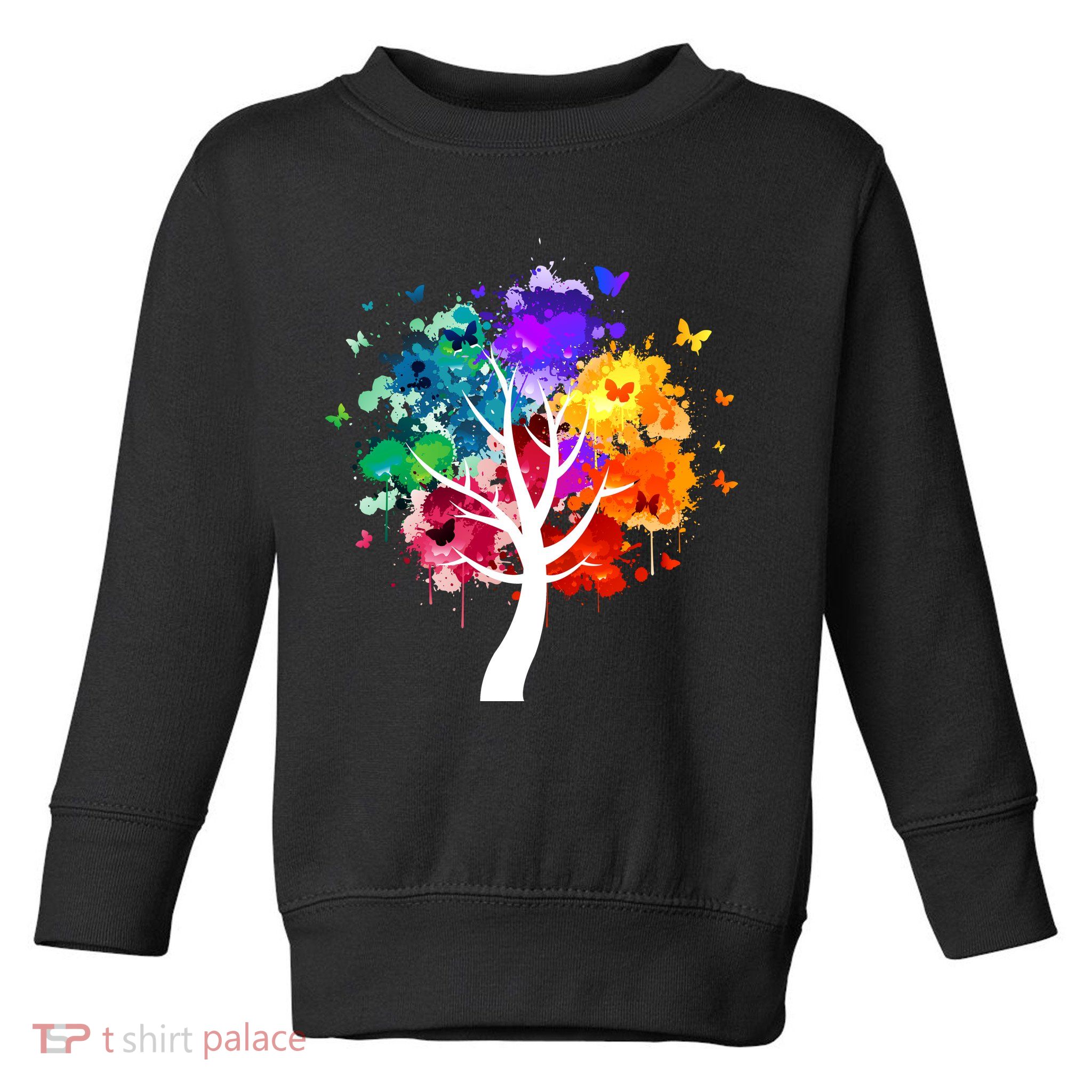 Colorful Tree Of Life Toddler Sweatshirt