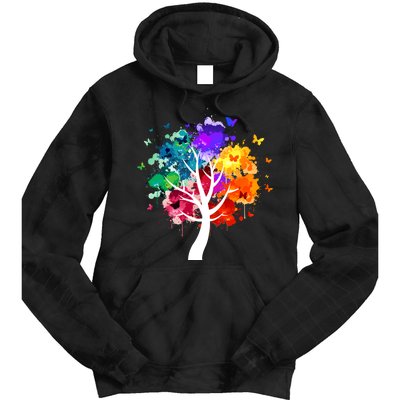 Colorful Tree Of Life Tie Dye Hoodie