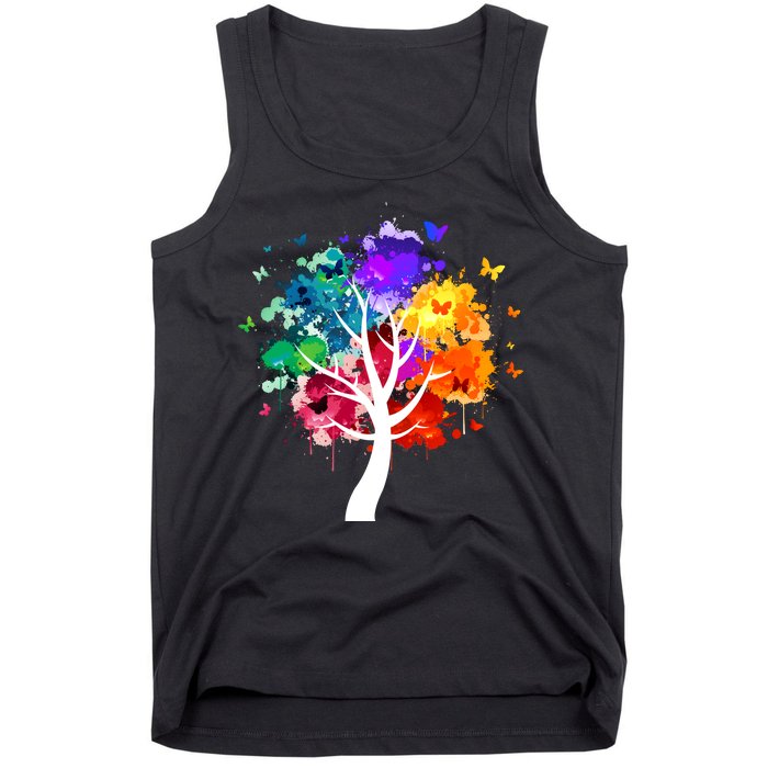 Colorful Tree Of Life Tank Top