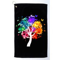 Colorful tree of life Golf Towel