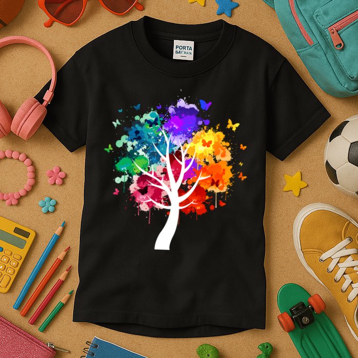 Colorful tree of life Kids T-Shirt
