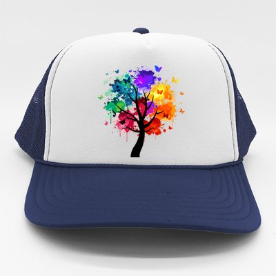 Colorful Tree Of Life Trucker Hat