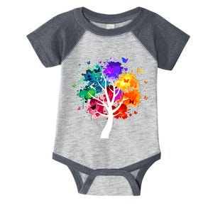 Colorful Tree Of Life Infant Baby Jersey Bodysuit