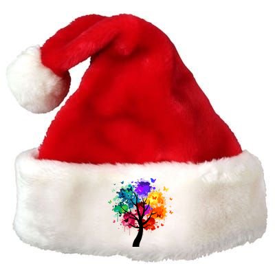 Colorful Tree Of Life Premium Christmas Santa Hat