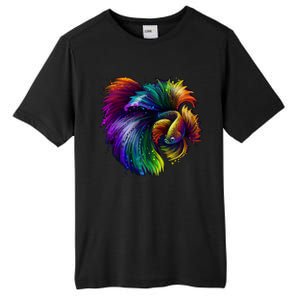 Colorful Tropical Beta Fish Tall Fusion ChromaSoft Performance T-Shirt