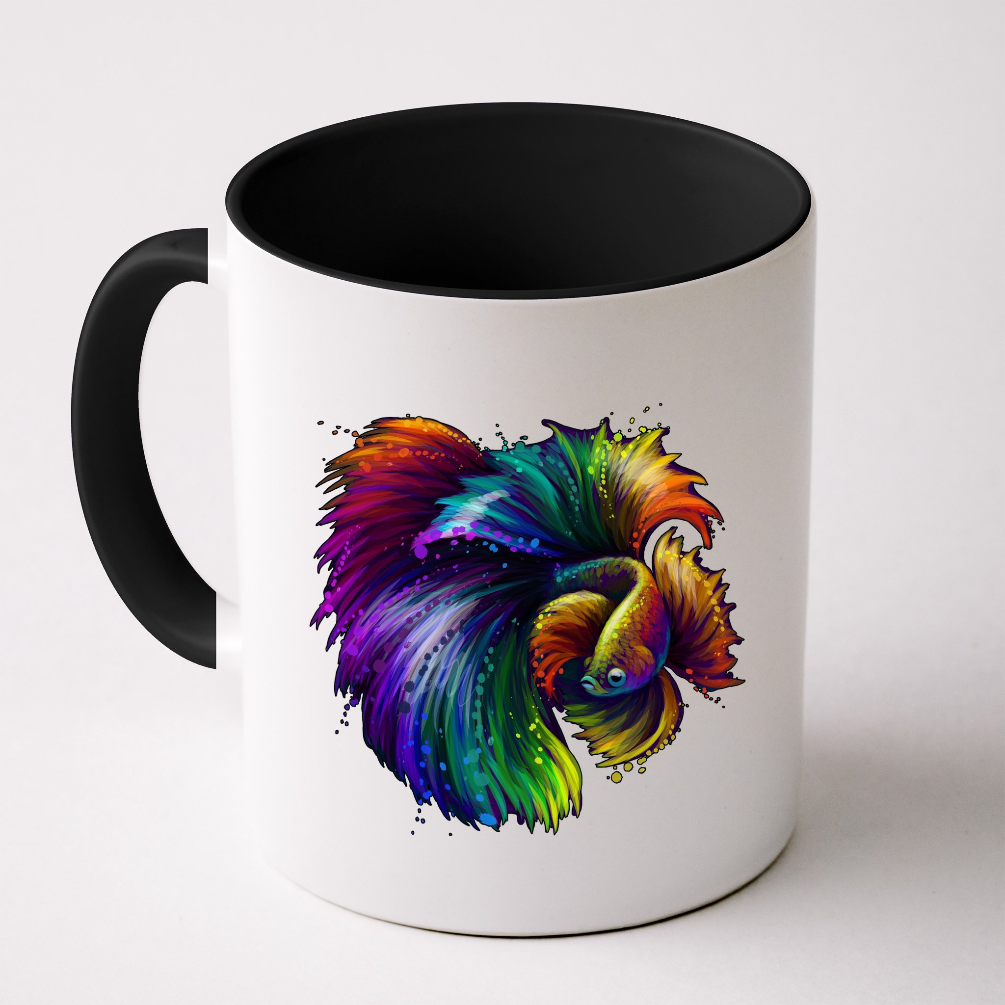 Colorful Tropical Beta Fish Mug