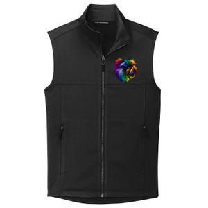 Colorful Tropical Beta Fish Collective Smooth Fleece Vest