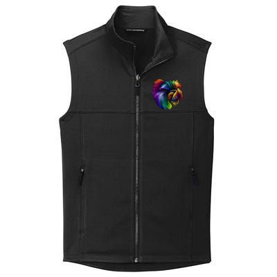 Colorful Tropical Beta Fish Collective Smooth Fleece Vest