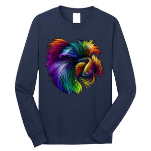 Colorful Tropical Beta Fish Long Sleeve Shirt