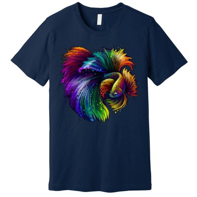 Colorful Tropical Beta Fish Premium T-Shirt