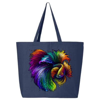 Colorful Tropical Beta Fish 25L Jumbo Tote