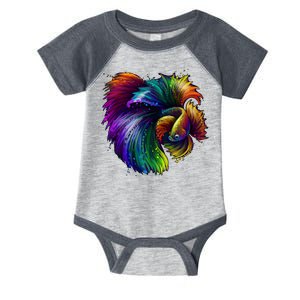 Colorful Tropical Beta Fish Infant Baby Jersey Bodysuit