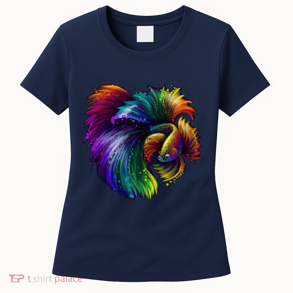 Colorful Tropical Beta Fish Women's T-Shirt