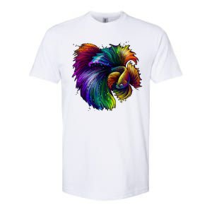 Colorful Tropical Beta Fish Softstyle CVC T-Shirt