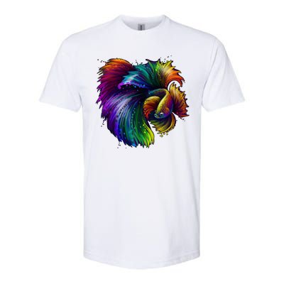 Colorful Tropical Beta Fish Softstyle® CVC T-Shirt