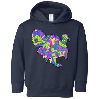 Colorful Turkey Abstract Toddler Hoodie