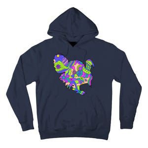 Colorful Turkey Abstract Tall Hoodie