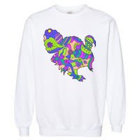 Colorful Turkey Abstract Garment-Dyed Sweatshirt