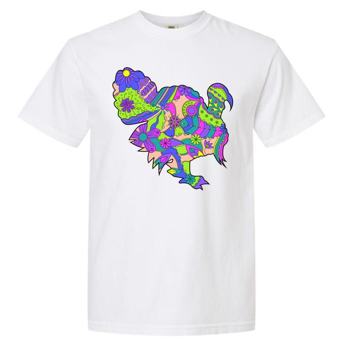 Colorful Turkey Abstract Garment-Dyed Heavyweight T-Shirt