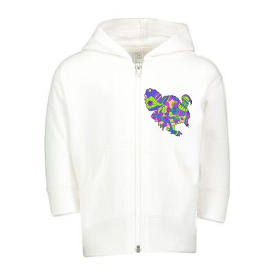 Colorful Turkey Abstract Toddler Zip Fleece Hoodie