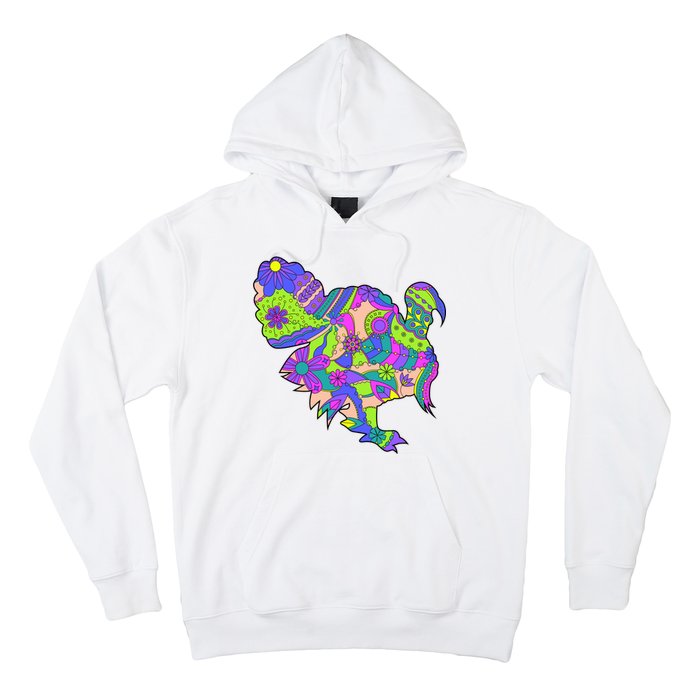 Colorful Turkey Abstract Hoodie