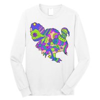 Colorful Turkey Abstract Long Sleeve Shirt