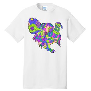 Colorful Turkey Abstract Tall T-Shirt