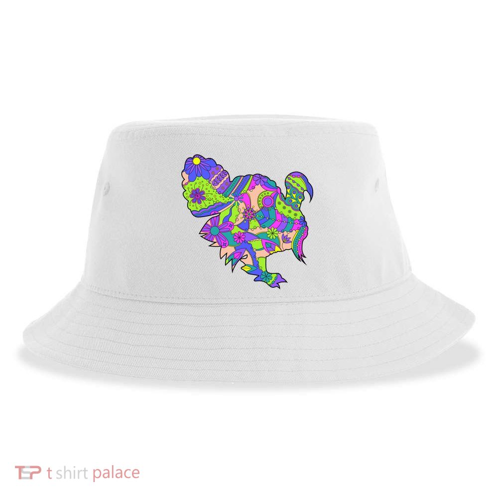 Colorful Turkey Abstract Sustainable Bucket Hat