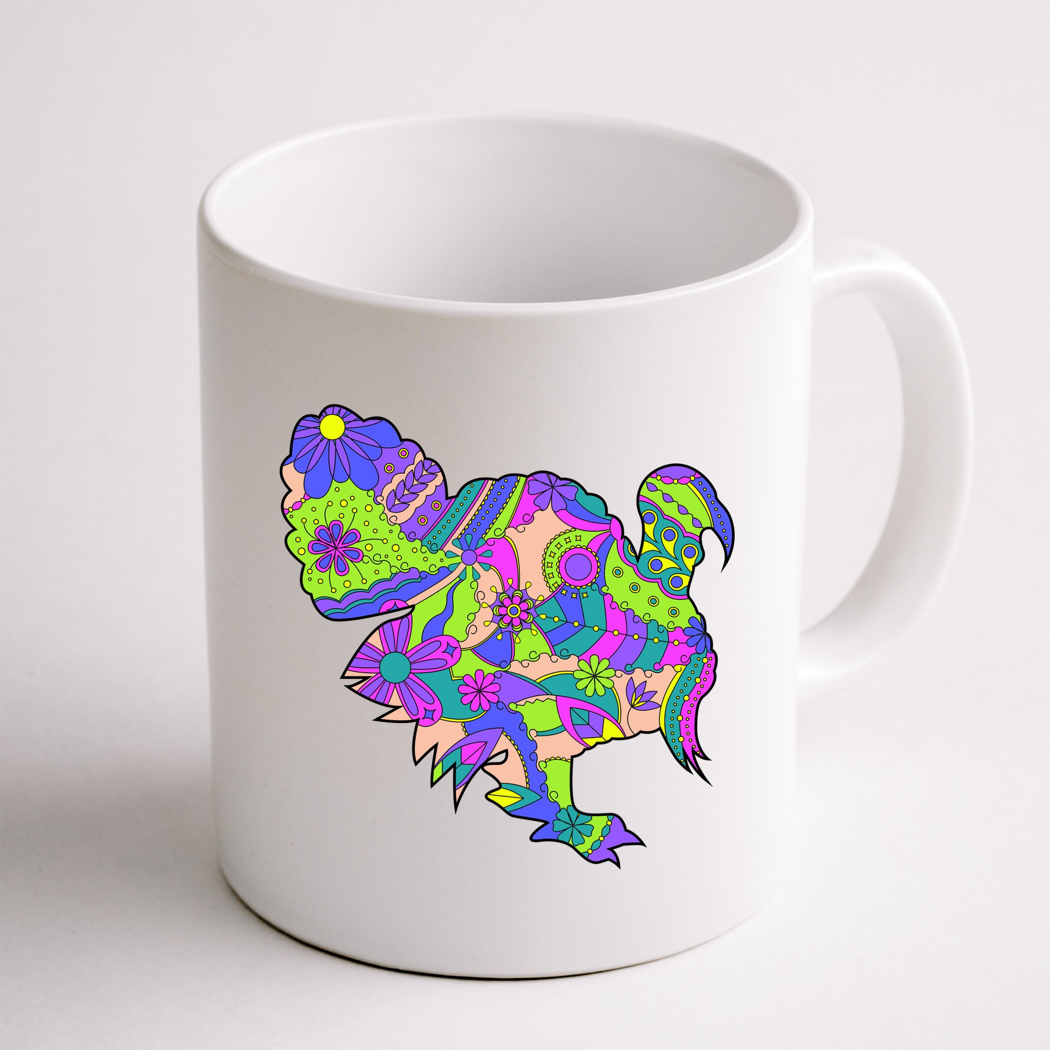 Colorful Turkey Abstract Mug