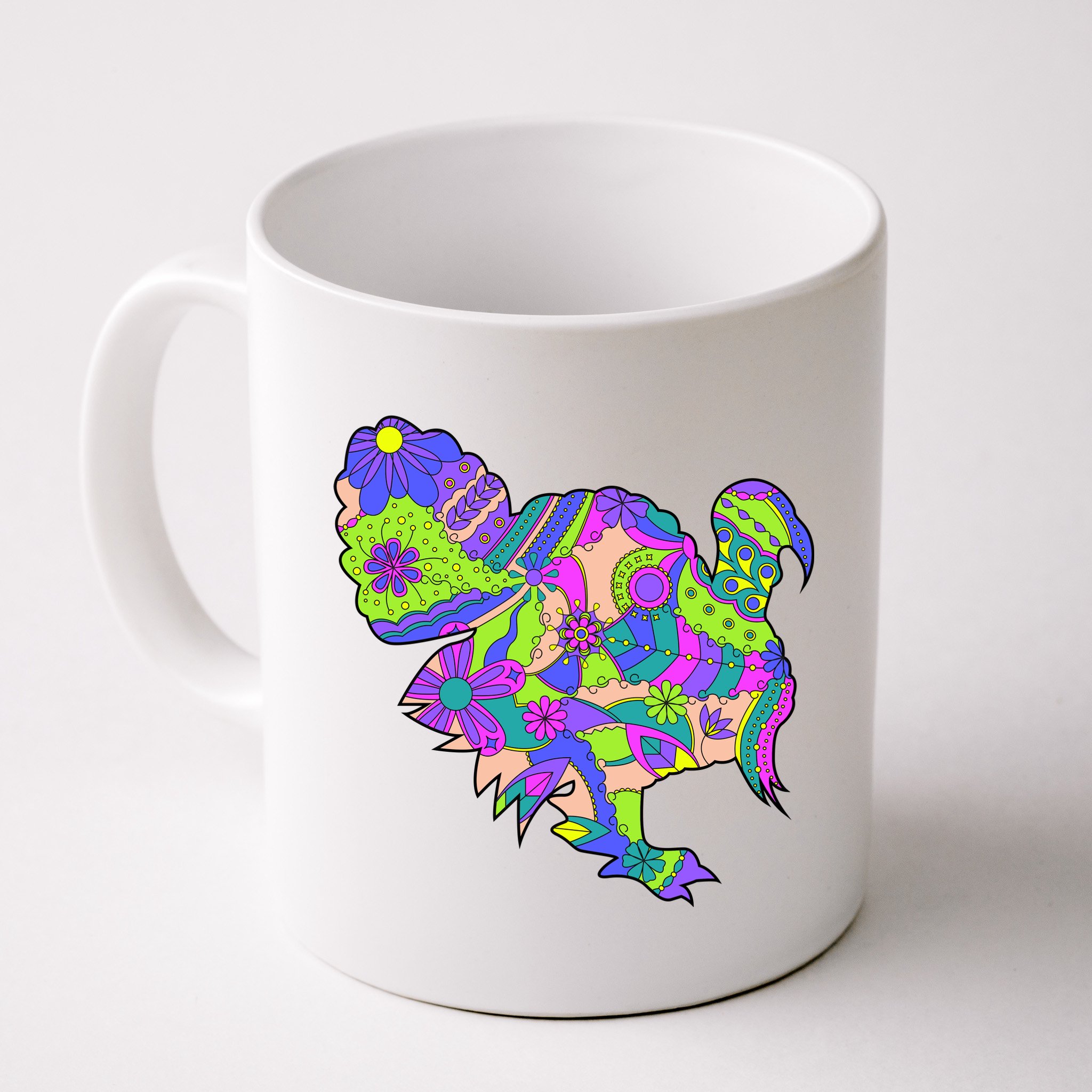 Colorful Turkey Abstract Mug