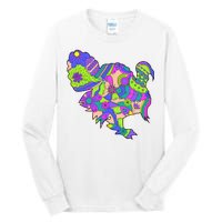 Colorful Turkey Abstract Tall Long Sleeve T-Shirt