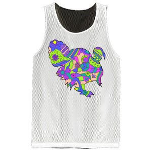 Colorful Turkey Abstract Mesh Reversible Basketball Jersey Tank