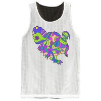 Colorful Turkey Abstract Mesh Reversible Basketball Jersey Tank