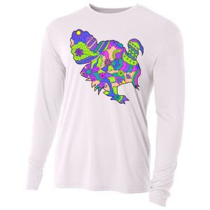 Colorful Turkey Abstract Cooling Performance Long Sleeve Crew