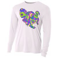 Colorful Turkey Abstract Cooling Performance Long Sleeve Crew