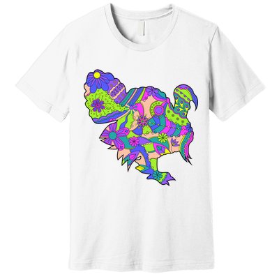 Colorful Turkey Abstract Premium T-Shirt